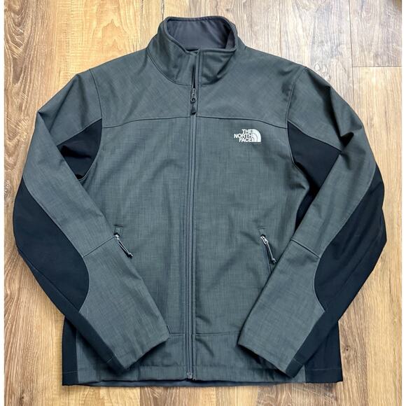 The North Face Men's M Apex Chromium Thermal Softshell Jacket TNF Gray Lined‎ - Picture 1 of 8